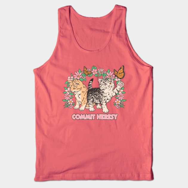 Commit Heresy Tank Top by Hillary White Rabbit